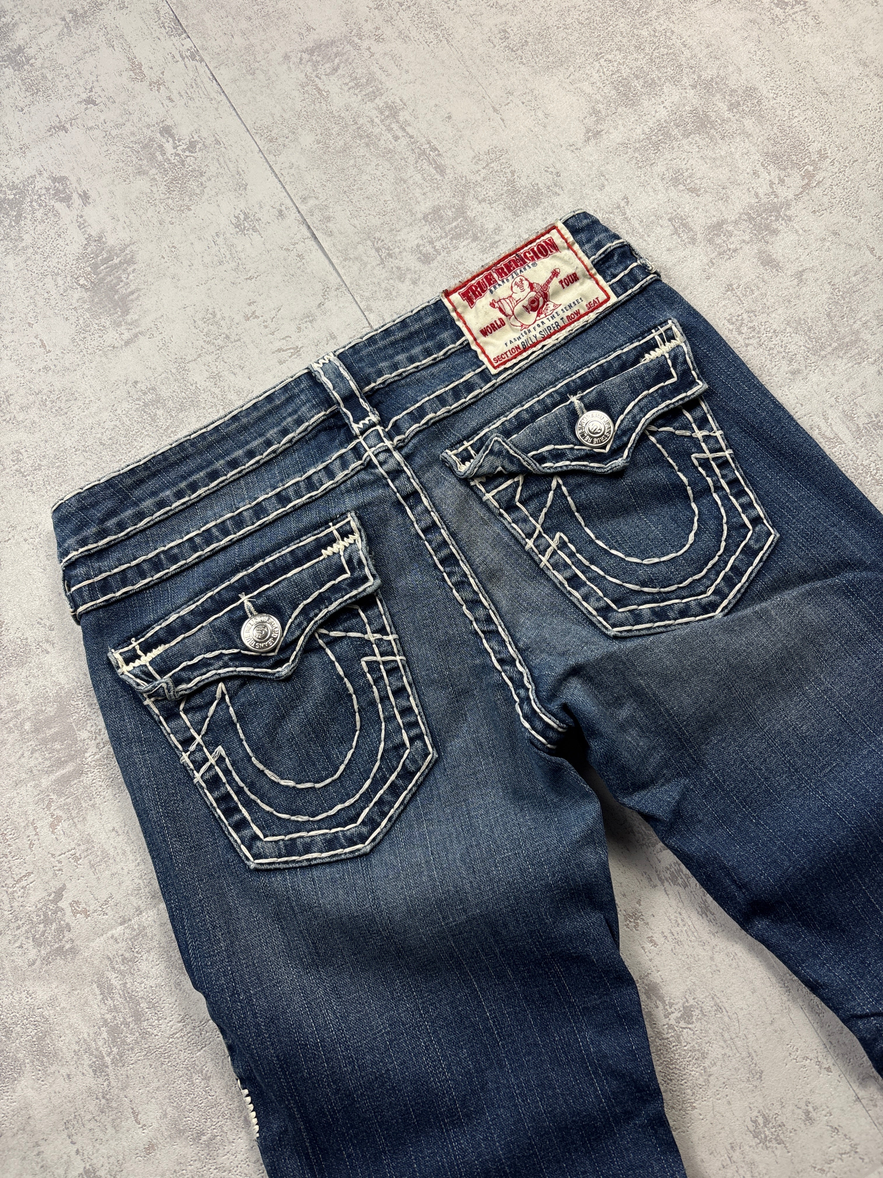 Low waist True Religion Jeans mit Schlag (M)