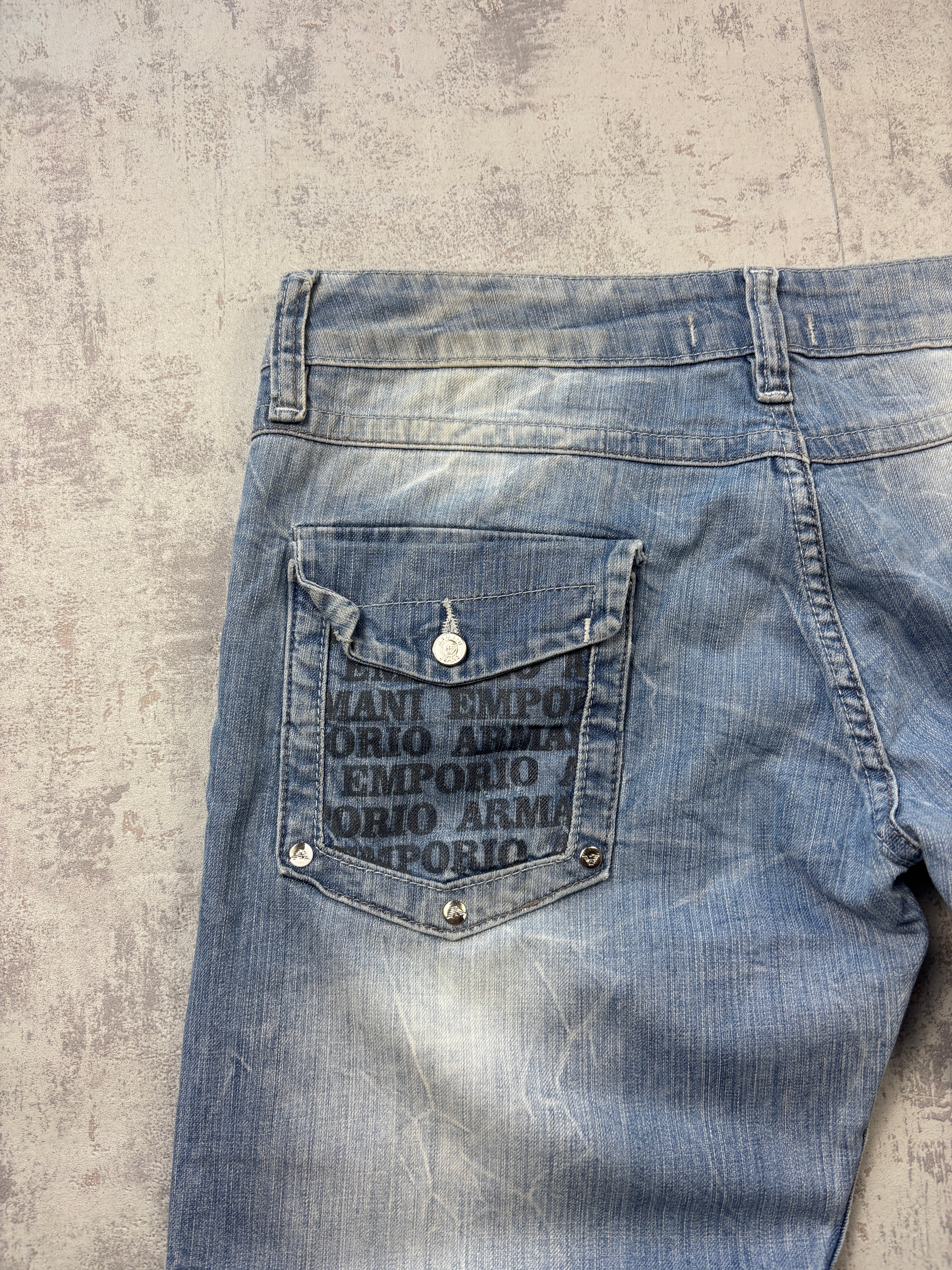 Armani Backprint Jeans (M)