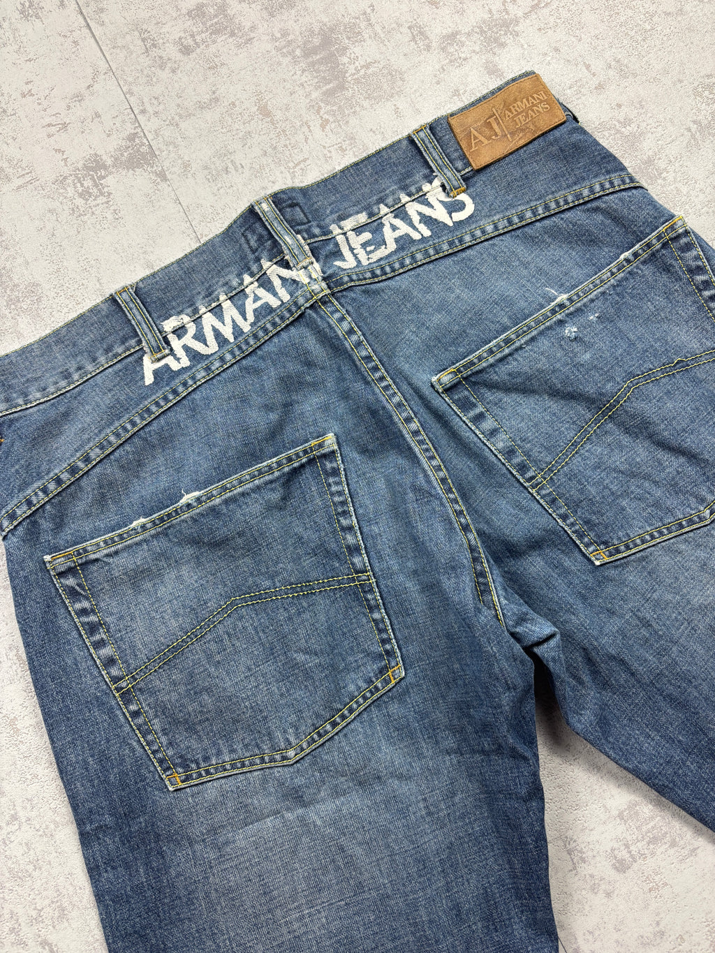Armani Backprint Jeans (L)