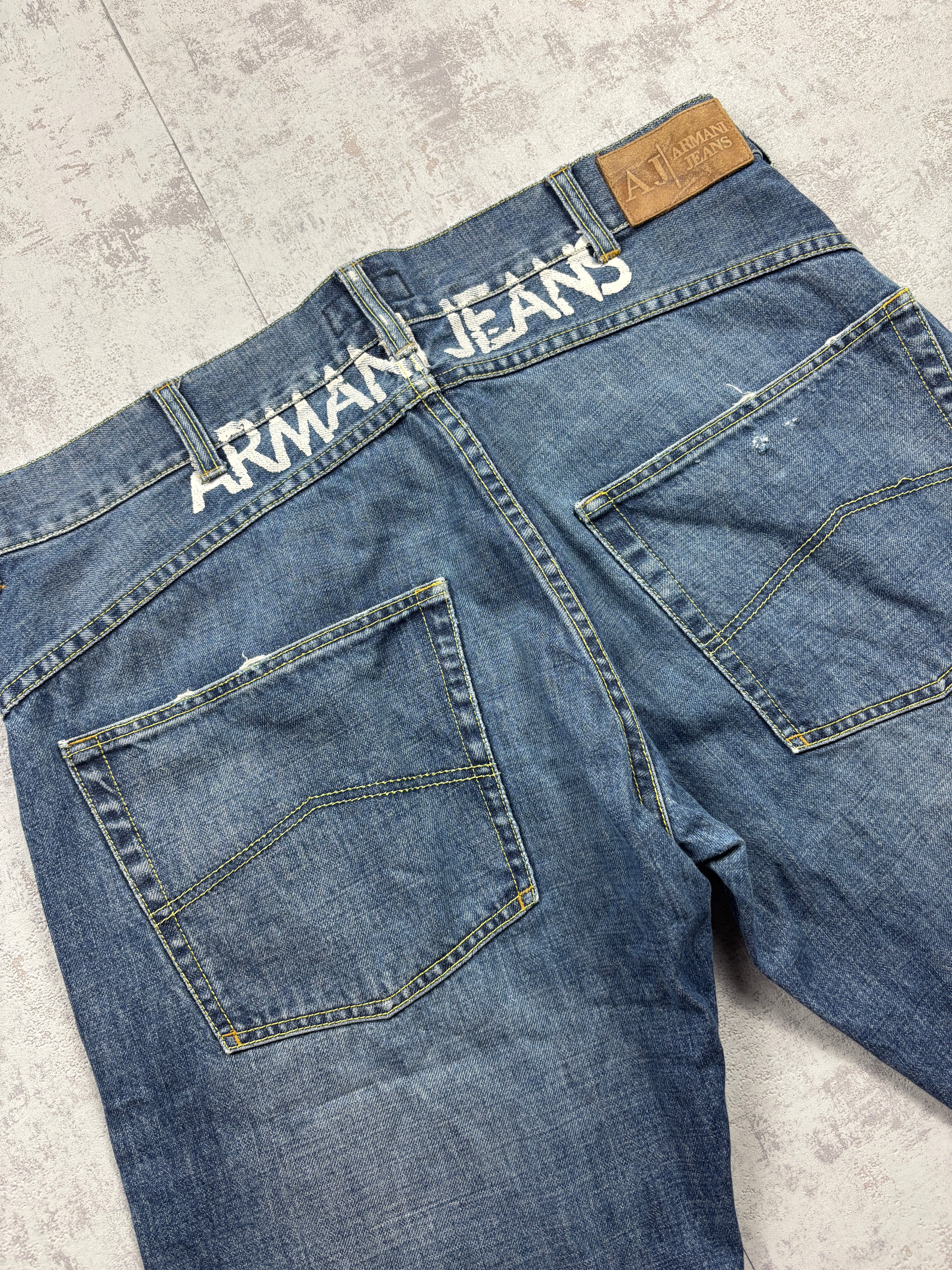 Armani Backprint Jeans (L)