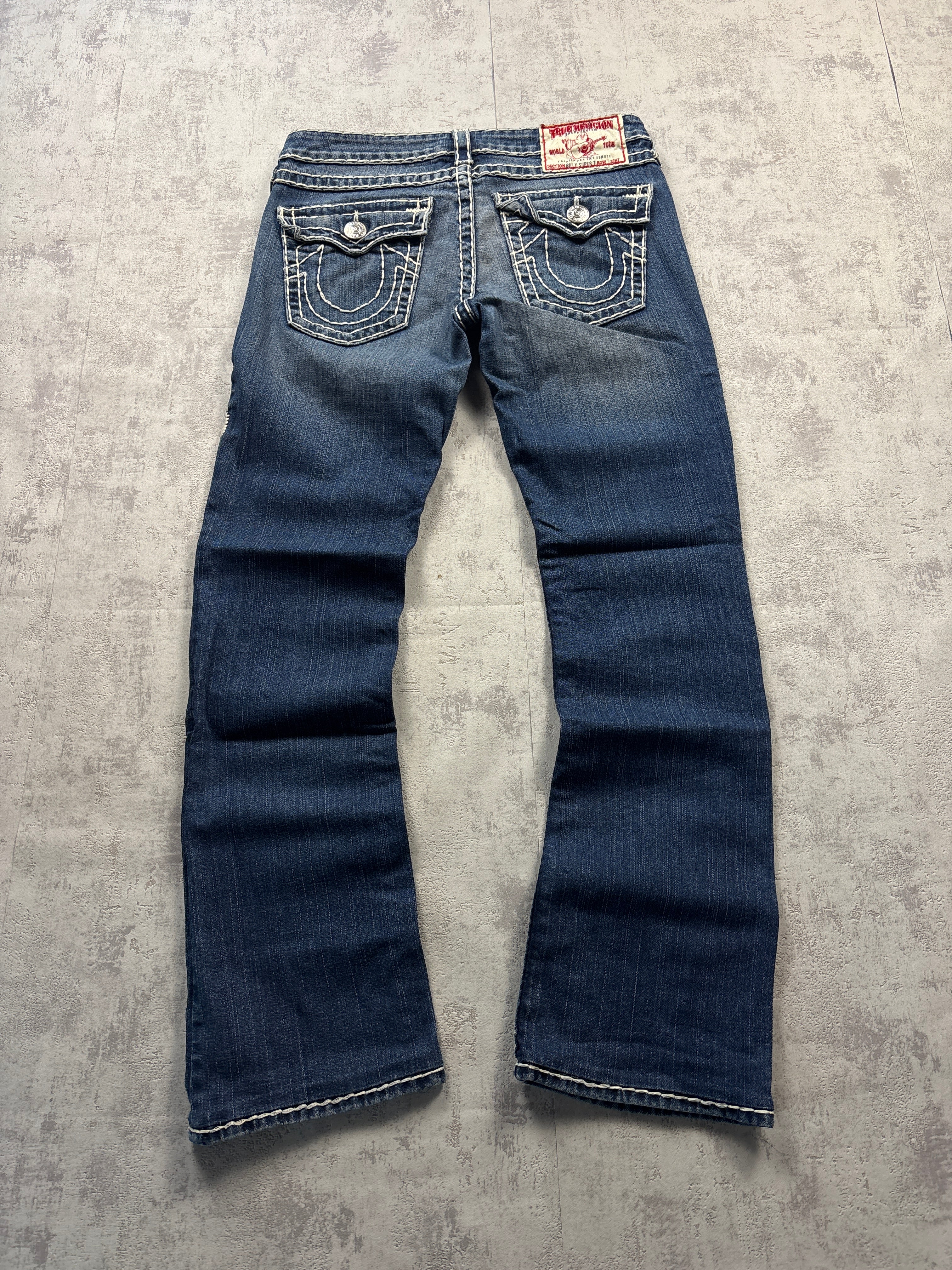 Low waist True Religion Jeans mit Schlag (M)