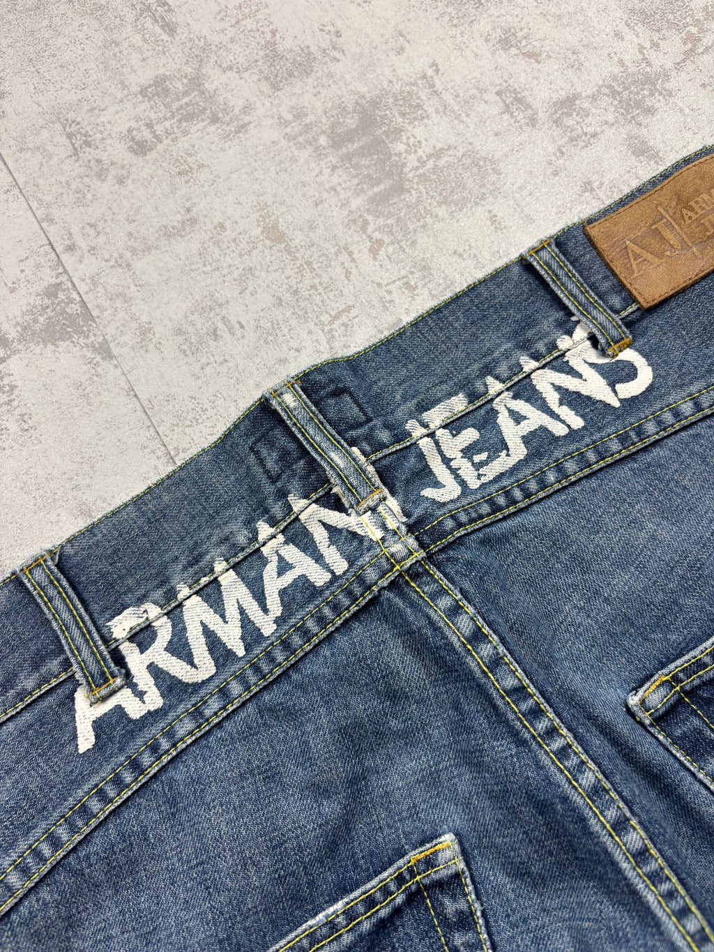 Armani Backprint Jeans (L)